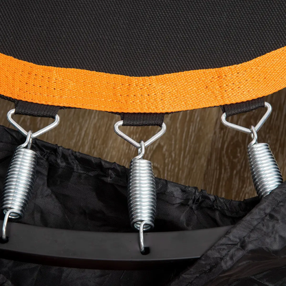 40" Foldable Mini Fitness Trampoline Rebounder Adjustable Foam Handle HOMCOM by Unbranded