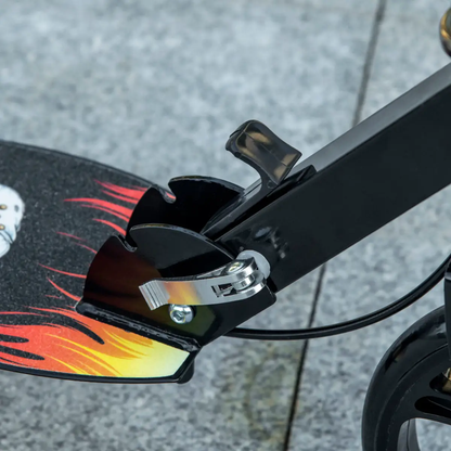 Foldable Kick Scooter for Kids w/ Adjustable Height, Break, Big Wheels by HOMCOM