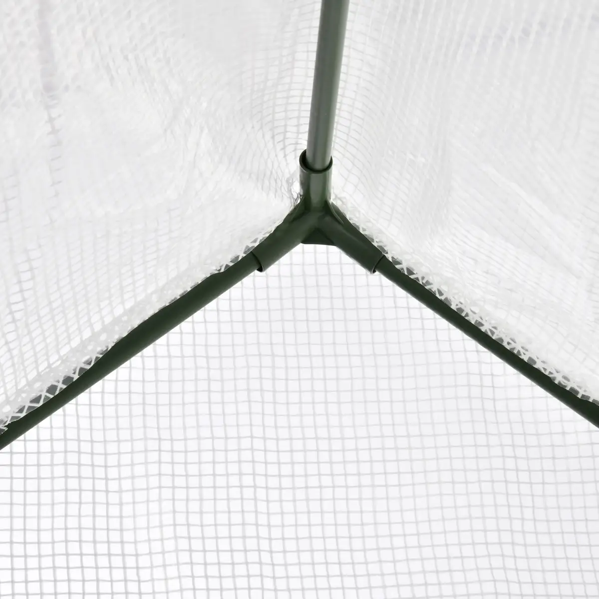 Walk-In Greenhouse Vegetable Plant Window Roll-Up 180 x 100 x 165cm, White by Outsunny