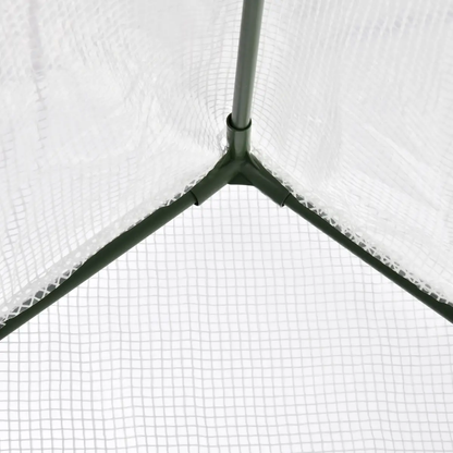 Walk-In Greenhouse Vegetable Plant Window Roll-Up 180 x 100 x 165cm, White by Outsunny