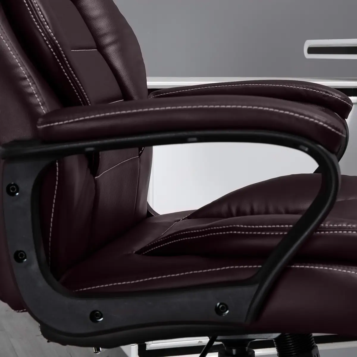 High Back 6 Points Vibration Massage Executive Office Chair, Brown Vinsetto by Unbranded
