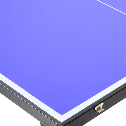 Folding Mini Table Tennis Portable Ping Pong Set Games Play Sport Net HOMCOM by Unbranded