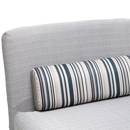 Single Sofa Bed Folding Chair Bed w/ Steel Frame Padding Pillow Grey, Silver by Unbranded