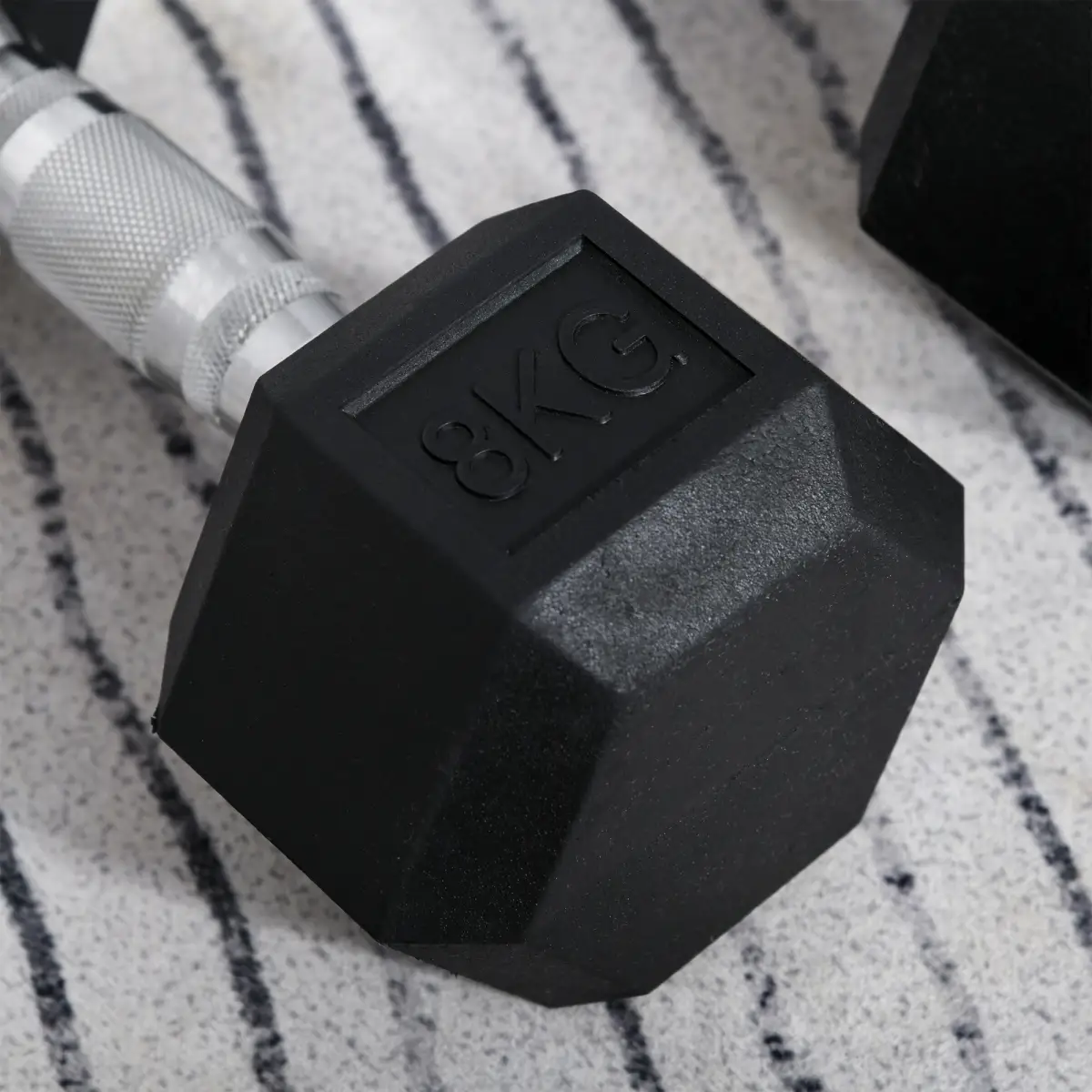 Hexagonal Dumbbells Kit Weight Lifting Exercise for Home Fitness 2x8kg HOMCOM by Unbranded