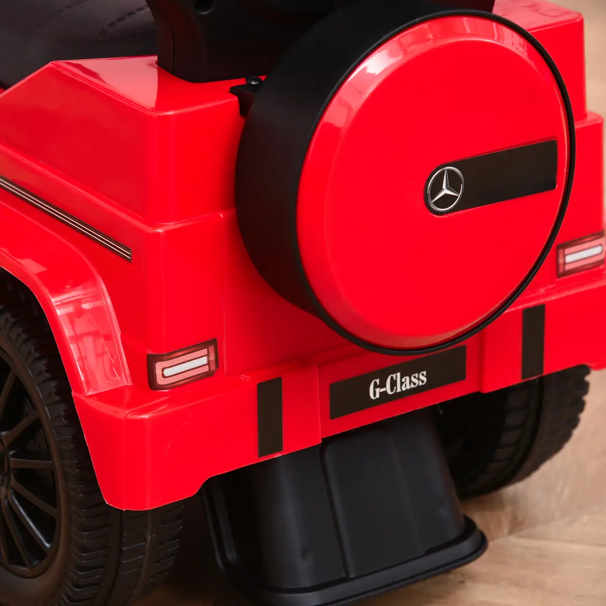 Benz G350 Ride-on Sliding Car Floor Slider Stroller Kids Vehicle, Red HOMCOM by Unbranded