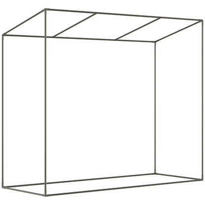 Outsunny 200x76x168cm Walk-in Garden Greenhouse Plant Warm House w/ Roll Up Door by Outsunny