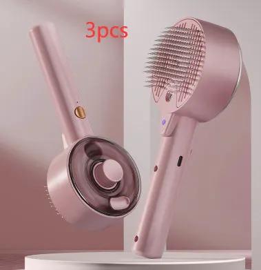 Animal Hair Remover Brush Dog And Cat Steam Brush Pet Self Cleaning Dog Brush Grooming Removes Cat Hairs Cat Dog Accessories Pet Products by Dropshipman
