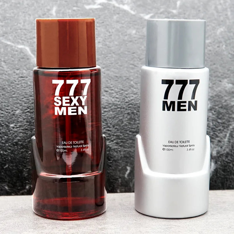 Premium Men's Cologne 100ml Lasting Oud Cedarwood Eau De Toilette Radiating Charm Fresh Refreshing 777 Business Men's Fragrance by All Mart Bristol Ltd