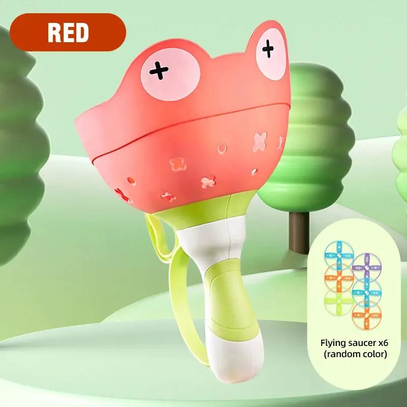 Flying Saucer Disc Launcher Kids Flying Toys Pull String UFO Throw Catch Outdoor Sport Propeller Children Toys Gift for Boy Girl by All Mart Bristol Ltd