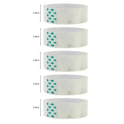 10/5/1 Rolls Premium Transparent Tape 0.8Cm 1.2Cm 1.8Cm Multifuntion High-Viscosity Adhesive Tape for Gift Wrapping Packing by All Mart Bristol Ltd