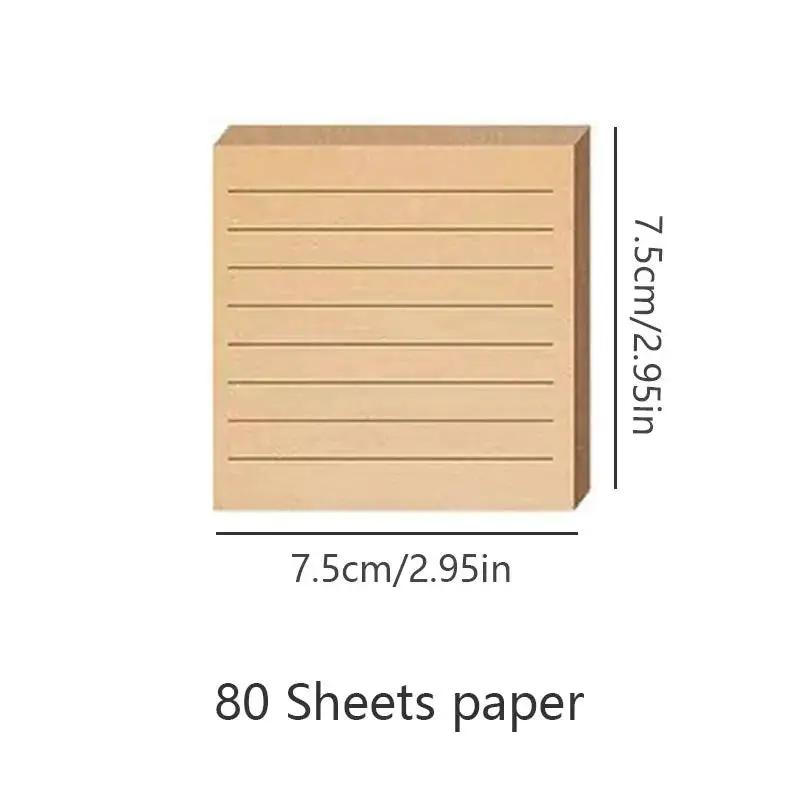 Basic Sticky Notes Stationery Notepad Post Bookmark Sticky Notes It Kawaii Stickers in Notebook Memo Pad Cute Korean Stationery by All Mart Bristol Ltd