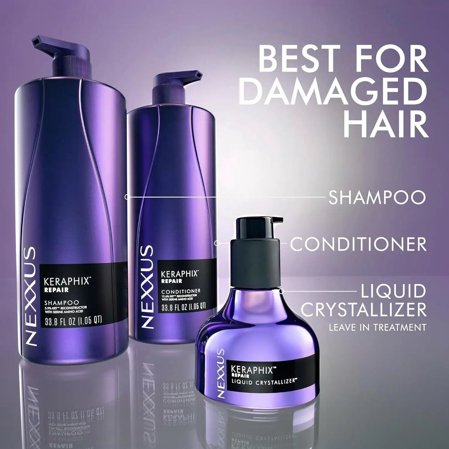 Keraphix Conditioner for Damaged Hair - 33.8 oz Repair & Revive Your Locks! by All Mart Bristol Ltd