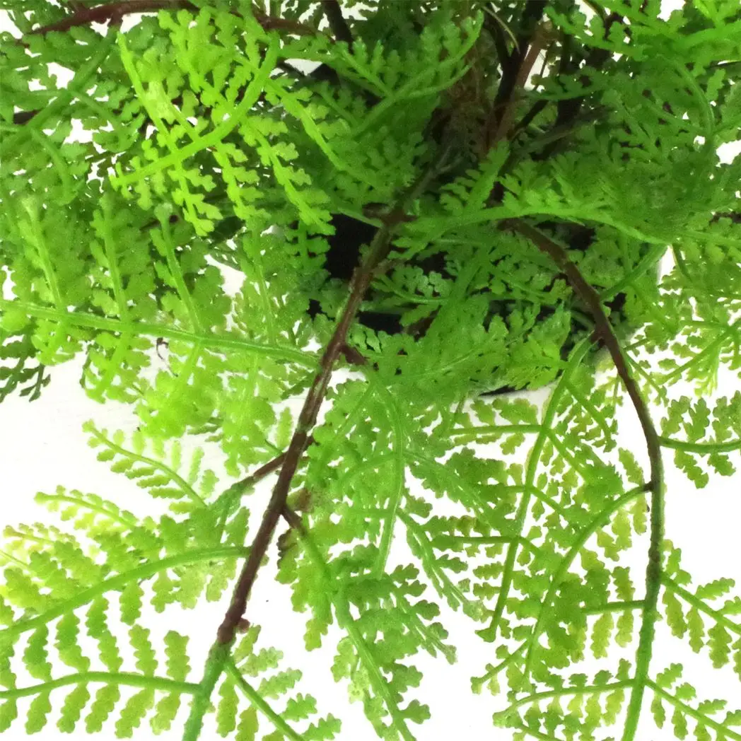 30cm Artificial Potted Lady Fern (Athyrium Filix-Femina) by Leaf