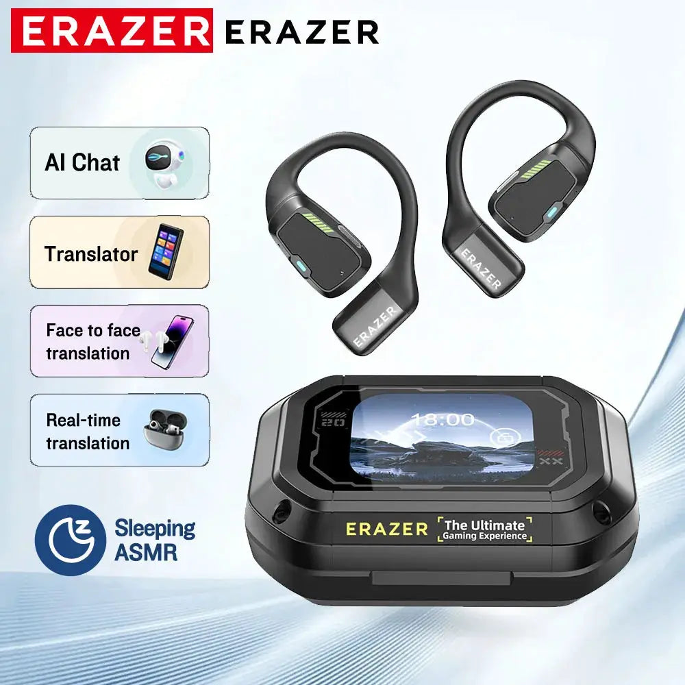 [AI Translator Earbuds]Erazer XP6 Wireless Headphones Gaming Headset Equalizer APP Bluetooth Earphones Waterproof Powerful Sound by All Mart Bristol Ltd