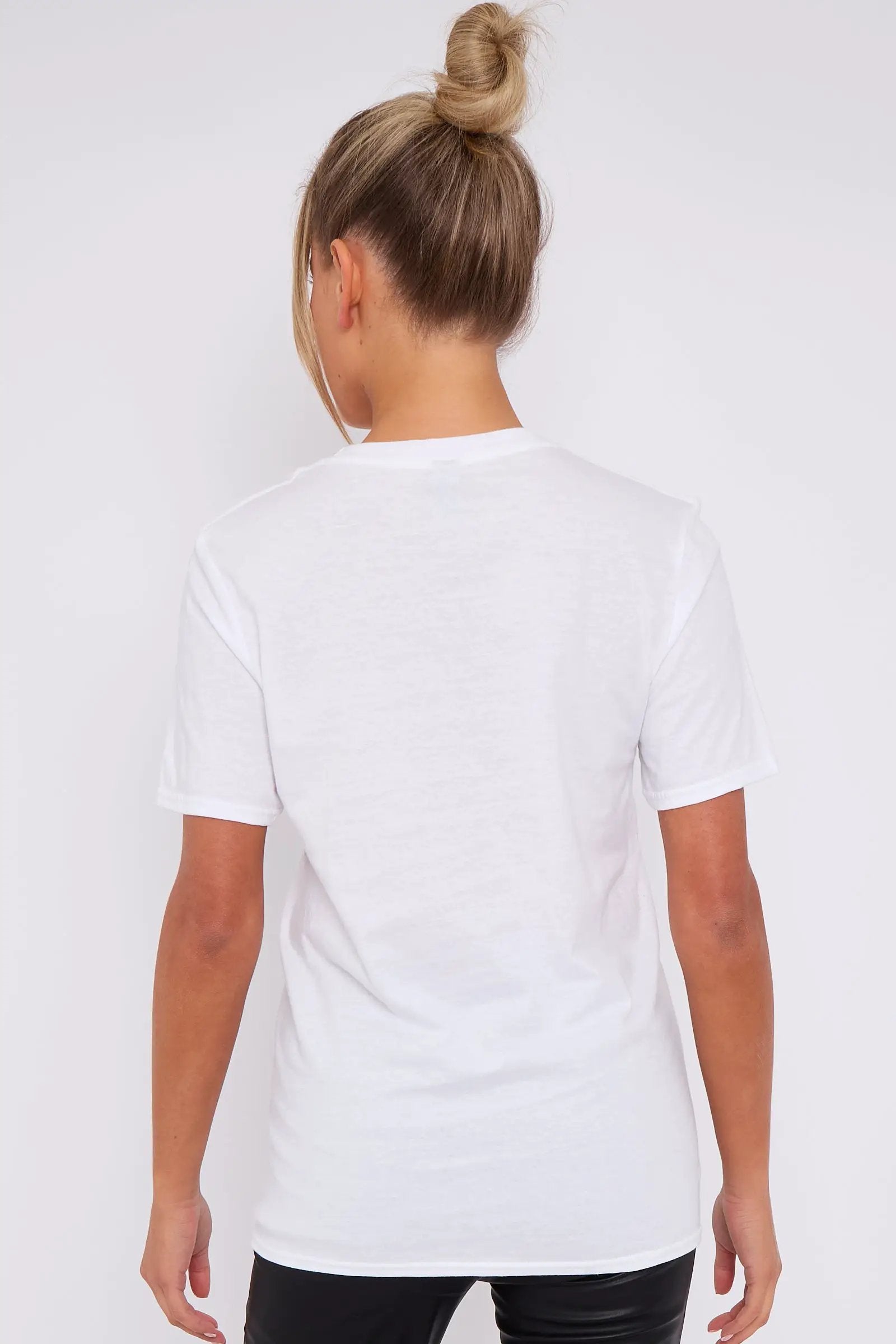 White C'est La Vie Short Sleeve Regular Fit T Shirt by Aftershock London