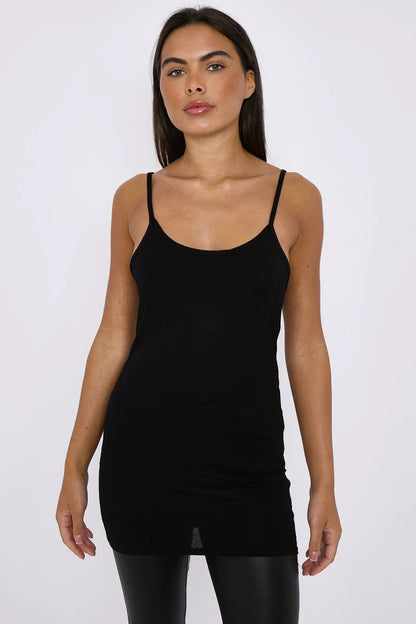 Black Strappy Top by Aftershock London