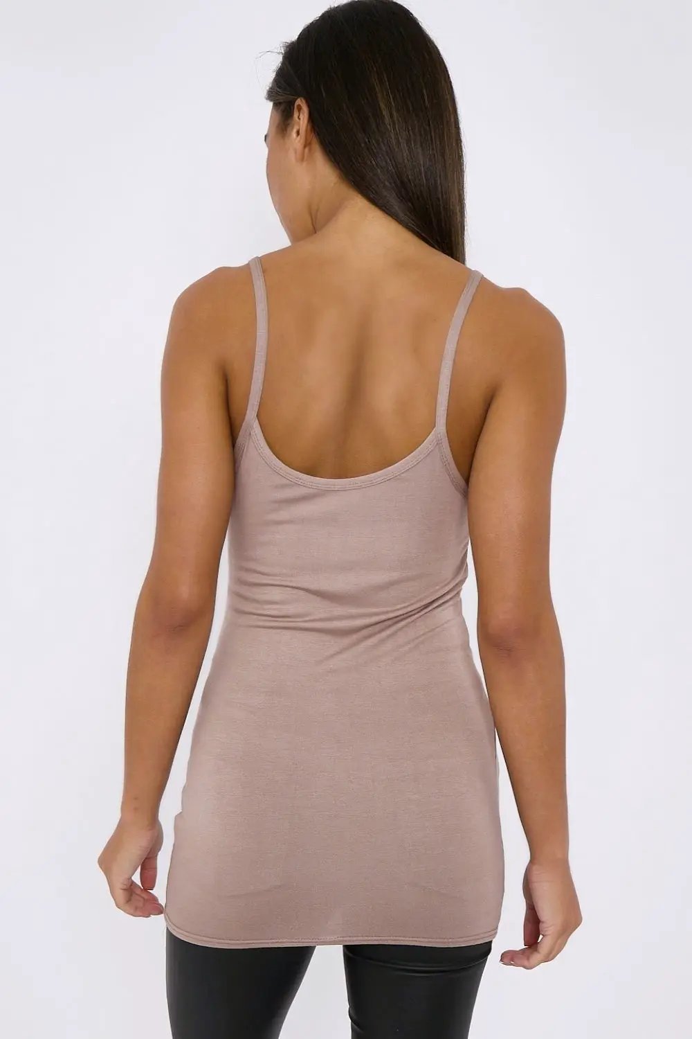 Mocha Strappy Top by Aftershock London