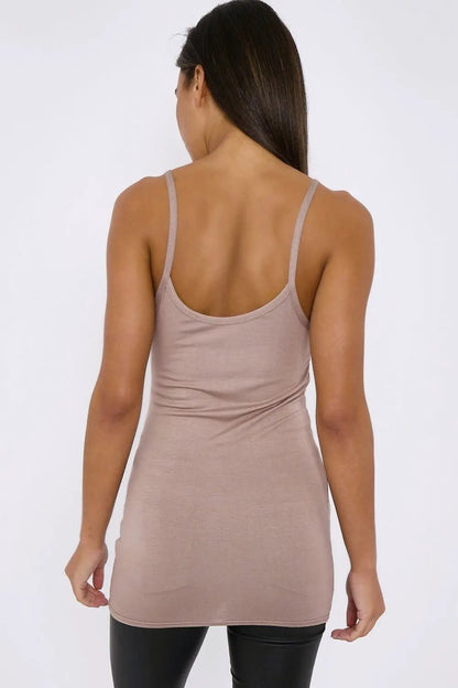 Mocha Strappy Top by Aftershock London