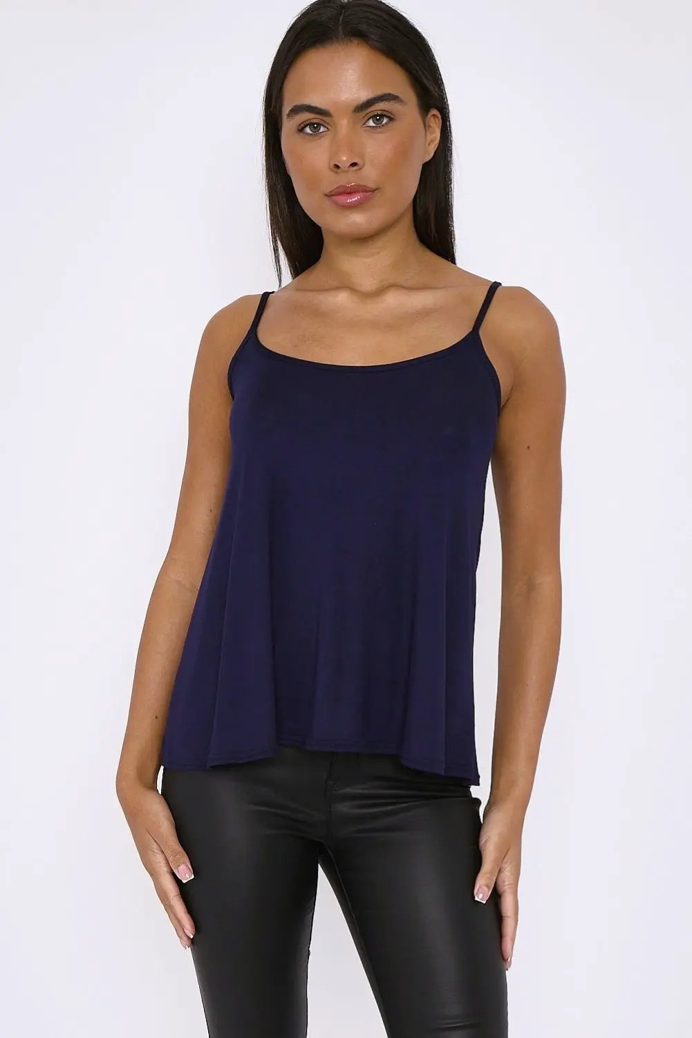 Navy Cami Top by Aftershock London