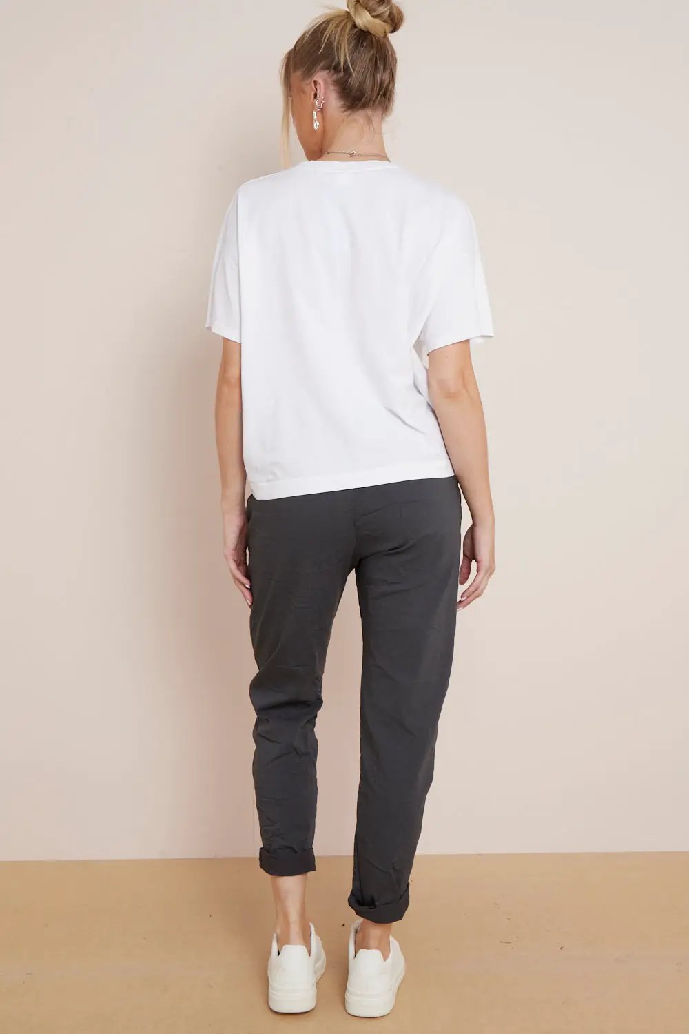 Charcoal Magic Drawstring Trousers by Aftershock London