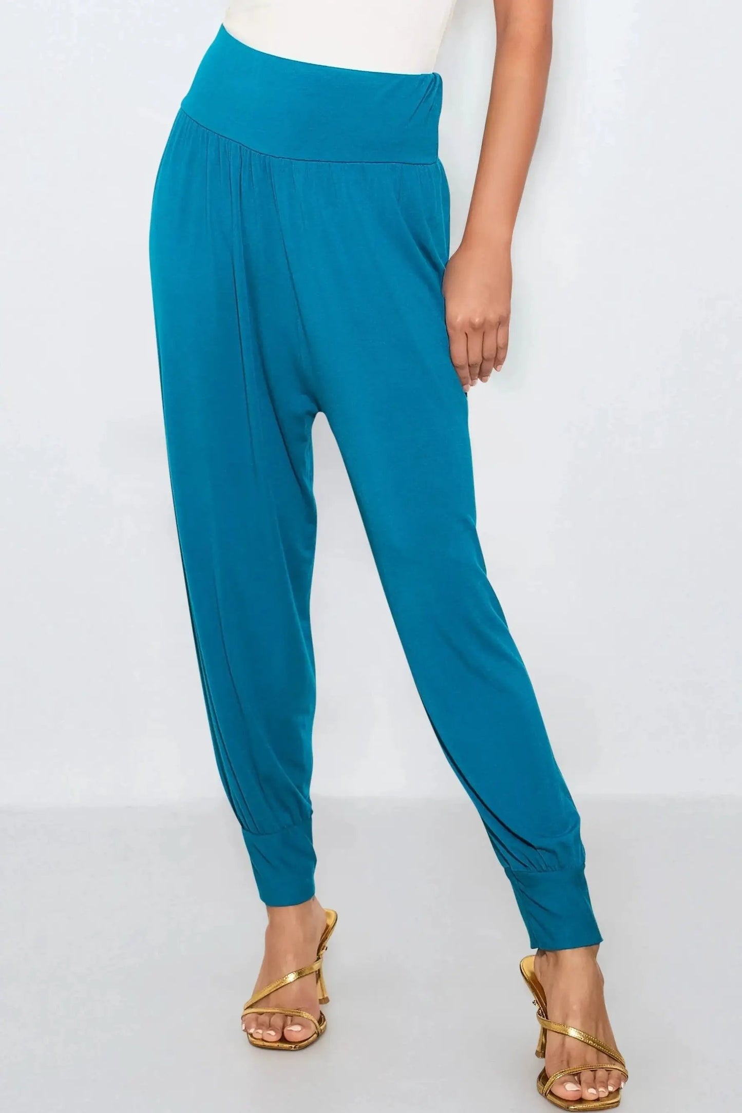 Teal Harem Pants by Aftershock London
