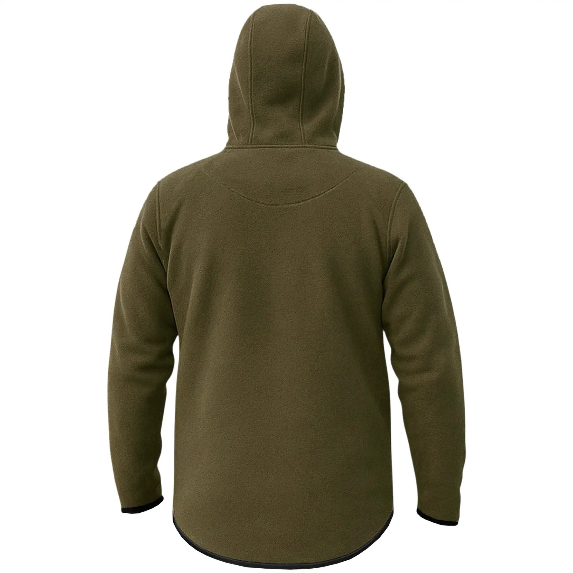 Game Mens Alpine Fleece 1/4 Zip Curved Hoodie by Game Technical Apparel