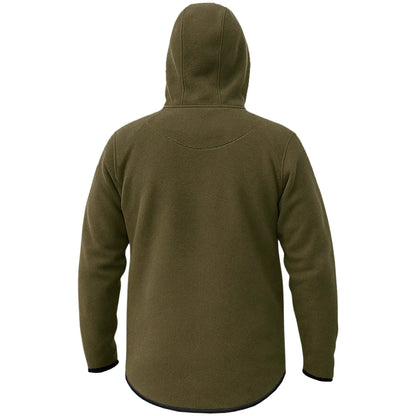Game Mens Alpine Fleece 1/4 Zip Curved Hoodie by Game Technical Apparel
