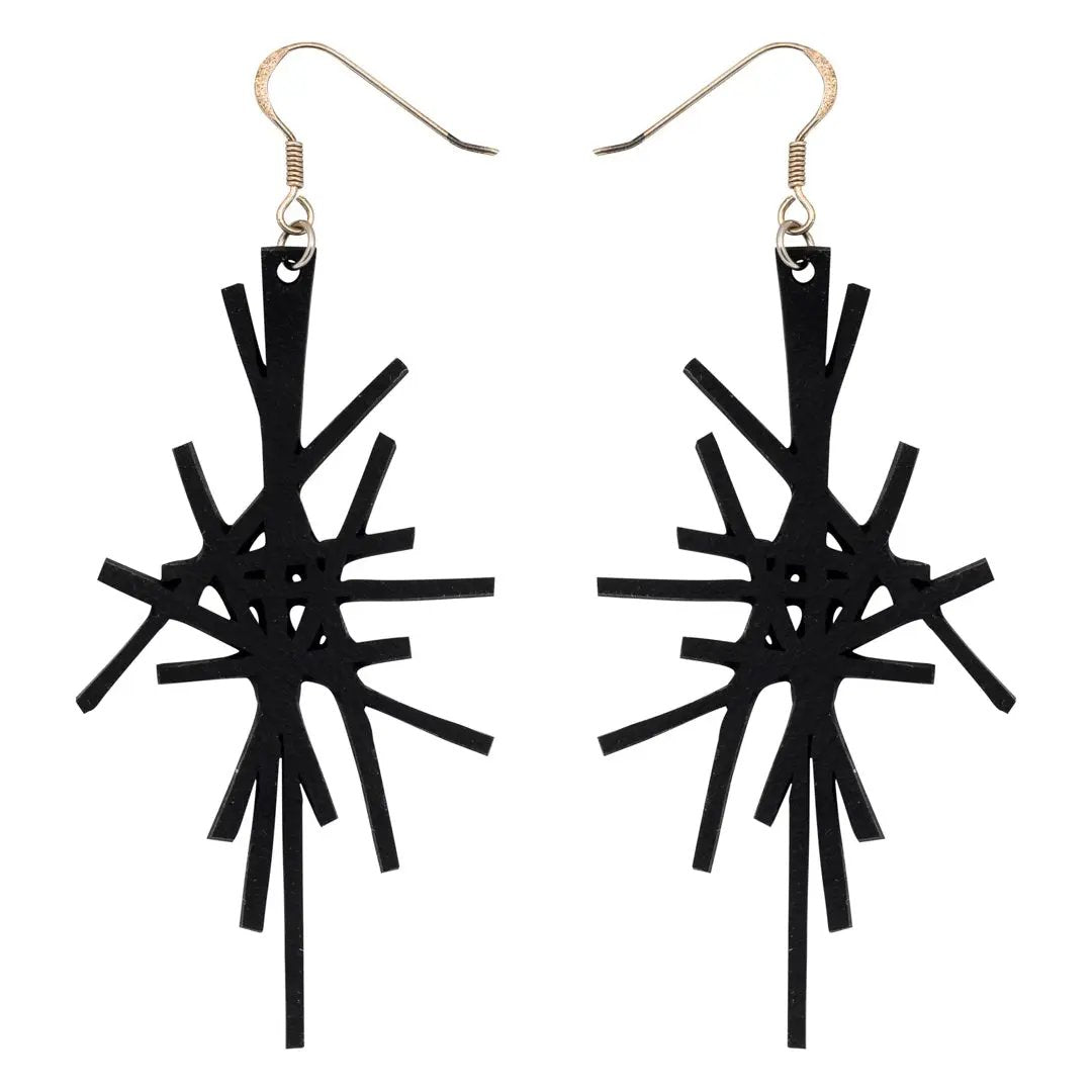 Sparkle Recycled Rubber Earrings by Paguro Upcycle
