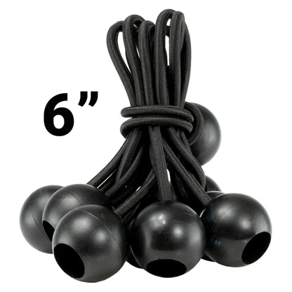 Green M-Grade Tarpaulin with 10 x 6" Bungee Balls (Black) by AP Supplies