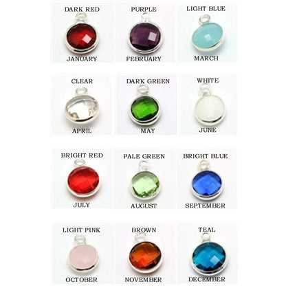 Birthstone Necklace & Birthday Girl Card by Aye Do Gifts