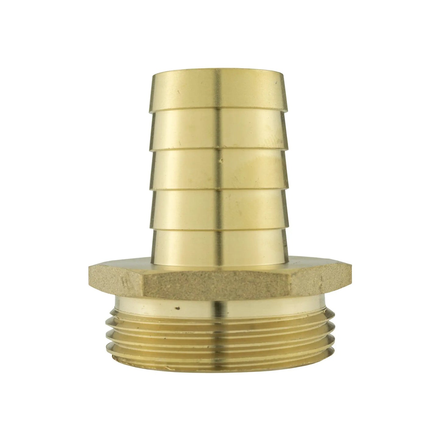 Brass 25mm Barbed Joiner with 1.25" BSP Male Thread by Costwise