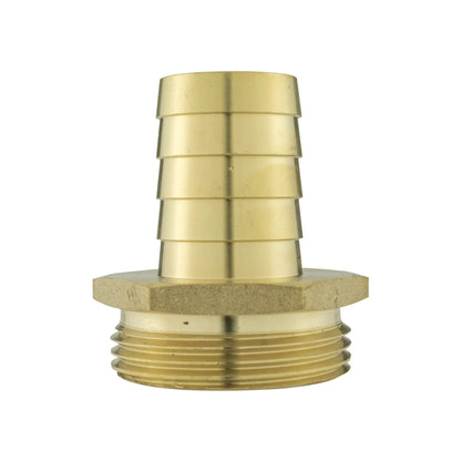 Brass 25mm Barbed Joiner with 1.25" BSP Male Thread by Costwise