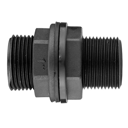 Water Butt Kit 1” BSP with Metal Bib Valve and Quick Connect Outlet by AP Supplies