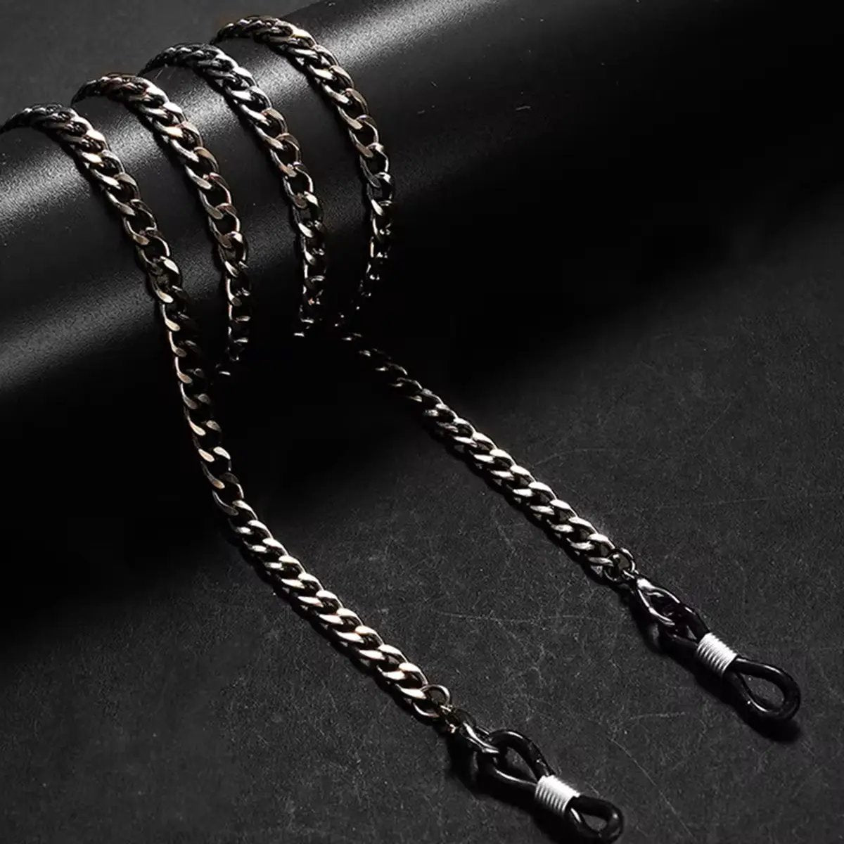 Gunmetal Chain Sunglasses/glasses chain holder by Darkstorm
