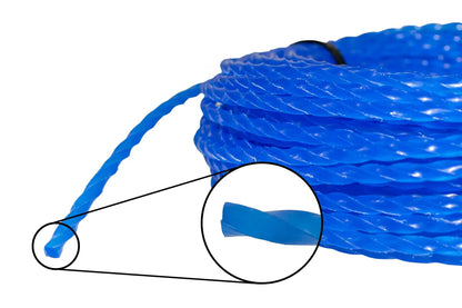 Strimmer Line Blue Twist 2.4mm x 15m by AP Supplies