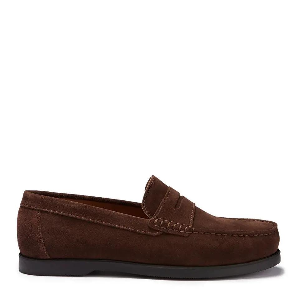 Boat Loafers, brown suede by Hugs & Co.
