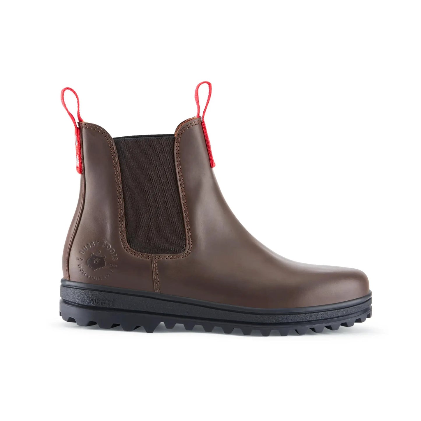 Busby Women's Winter Chelsea Boot, Brown Leather by Hugs & Co.