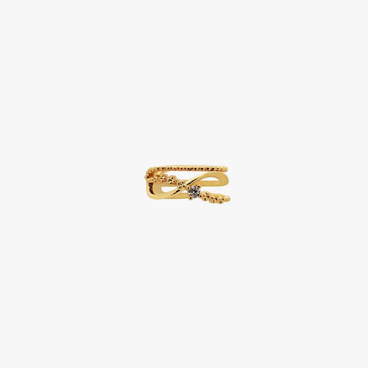 Triple Twist Cuff by Nabi London