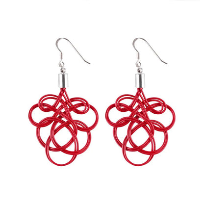 Flamenco Upcycled Electrical Wire Earrings (5 Colours Available) by Paguro Upcycle