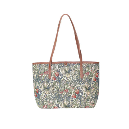 William Morris Golden Lily - College Bag by Signare Tapestry