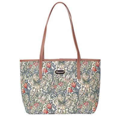 William Morris Golden Lily - College Bag by Signare Tapestry