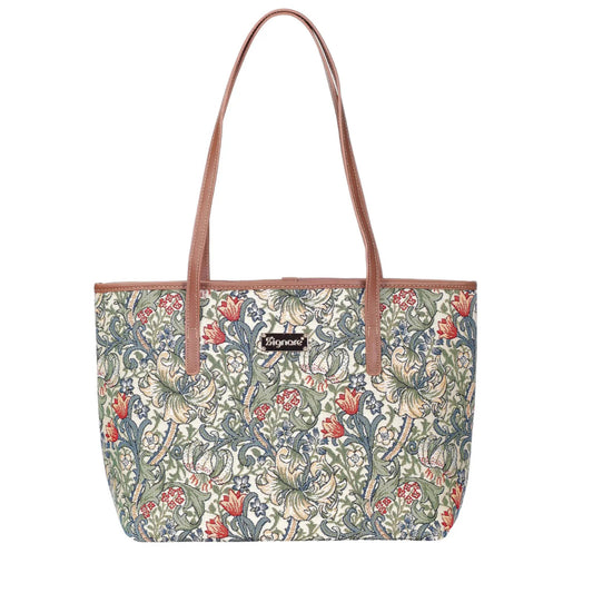 William Morris Golden Lily - College Bag by Signare Tapestry