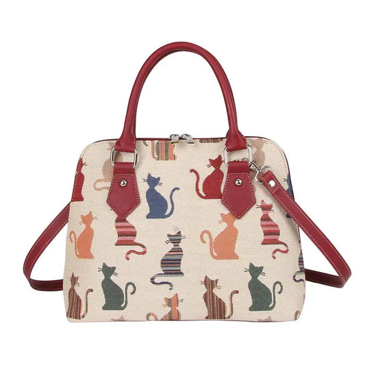 Cheeky Cat - Convertible Bag by Signare Tapestry