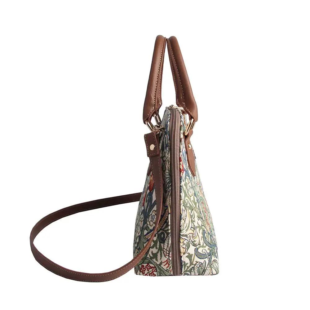 William Morris Golden Lily - Convertible Bag by Signare Tapestry