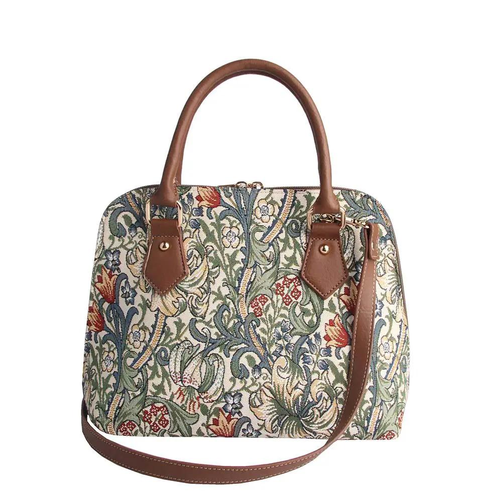 William Morris Golden Lily - Convertible Bag by Signare Tapestry