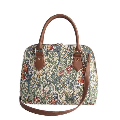 William Morris Golden Lily - Convertible Bag by Signare Tapestry