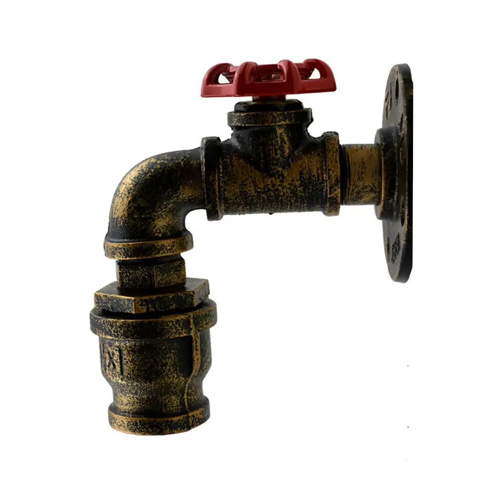Brushed Copper Retro Vintage One Head Light Water Pipe Wall Lamp~3547 by LEDSone