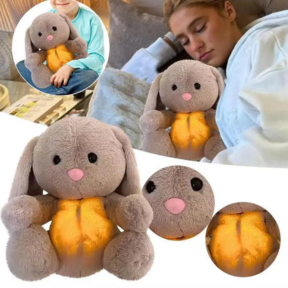 Calming Breathing Bunny Plush Toy by Cashymart