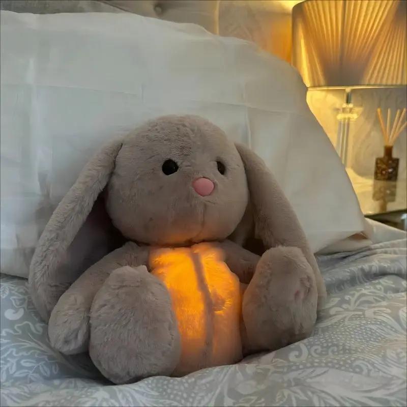 Calming Breathing Bunny Plush Toy by Cashymart