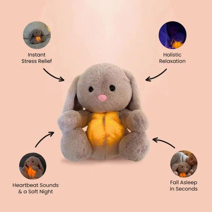 Calming Breathing Bunny Plush Toy by Cashymart